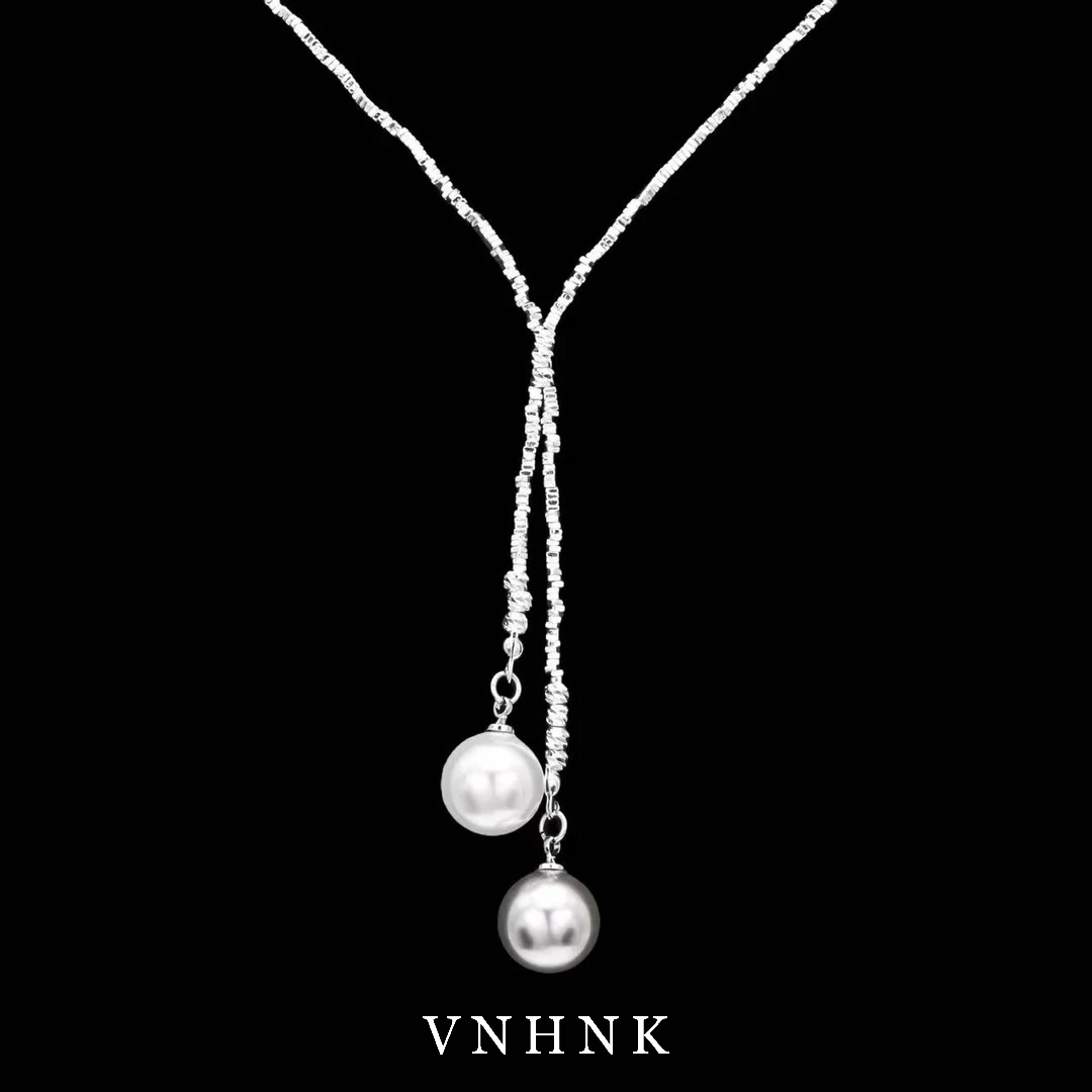 铜合金项链 美可儿   M158   亮银色（45CM 12mm）气质时尚项链预售