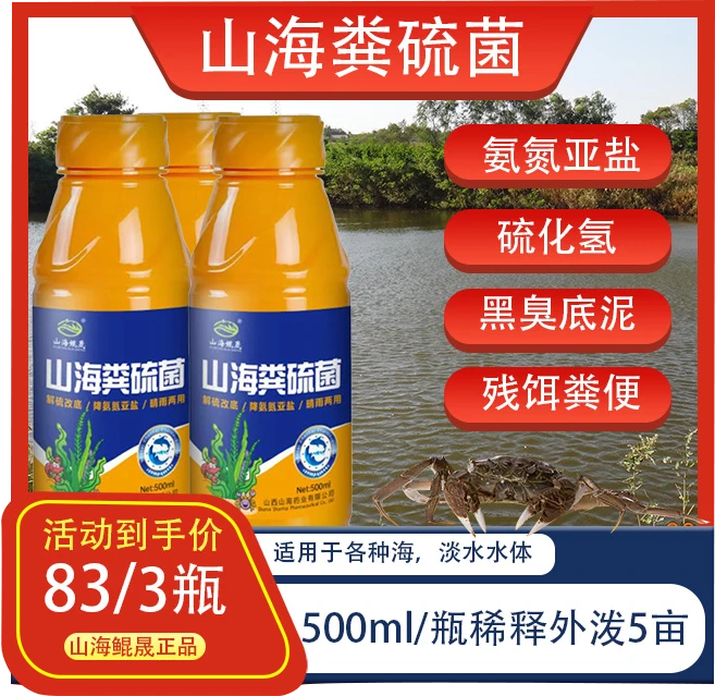 山海粪硫菌粪硫菌水产养殖改底分解降低氨氮亚盐硫化氢优化水质