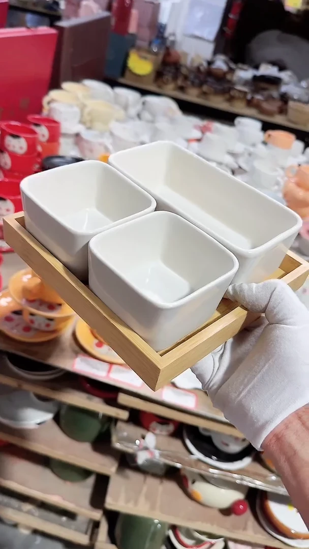 碗4件套 木托和味碟 微瑕凑满20元包邮