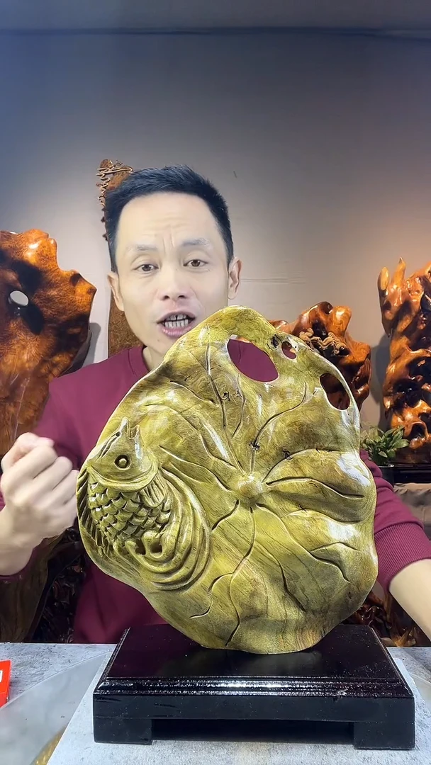金丝楠富**?小叶桢楠随行摆件59