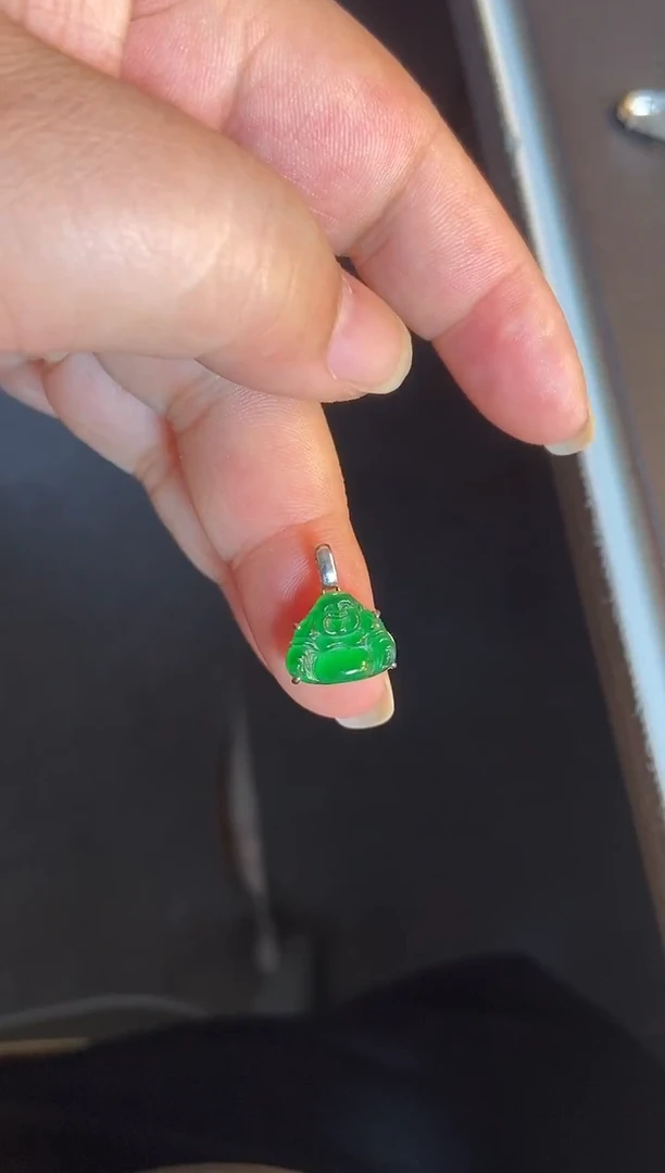 吊坠(不含链)银S925镶嵌翡翠1