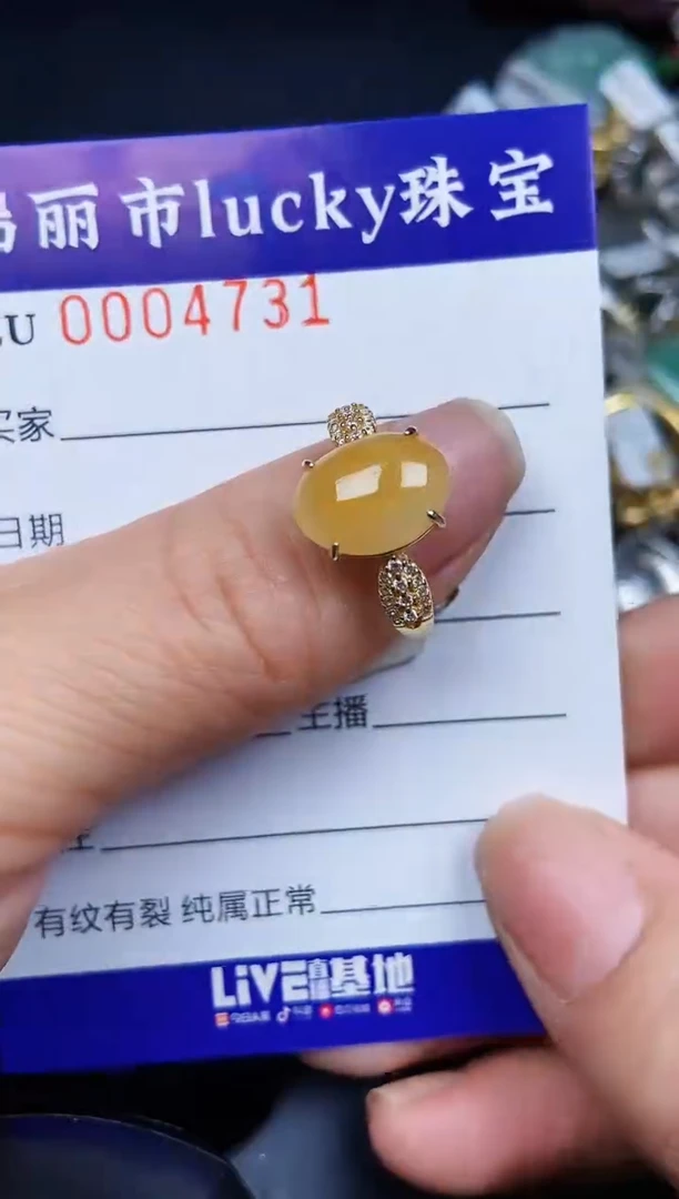 翡翠银S925镶嵌颈饰4731