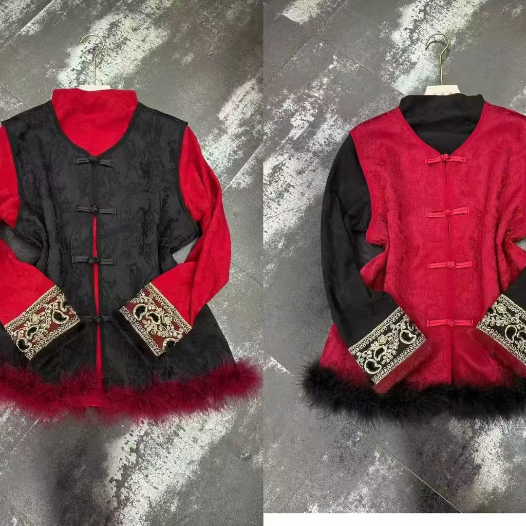 新款国风马甲两件套