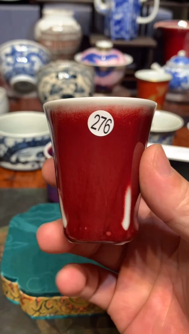 茶276朗红杯子杯子