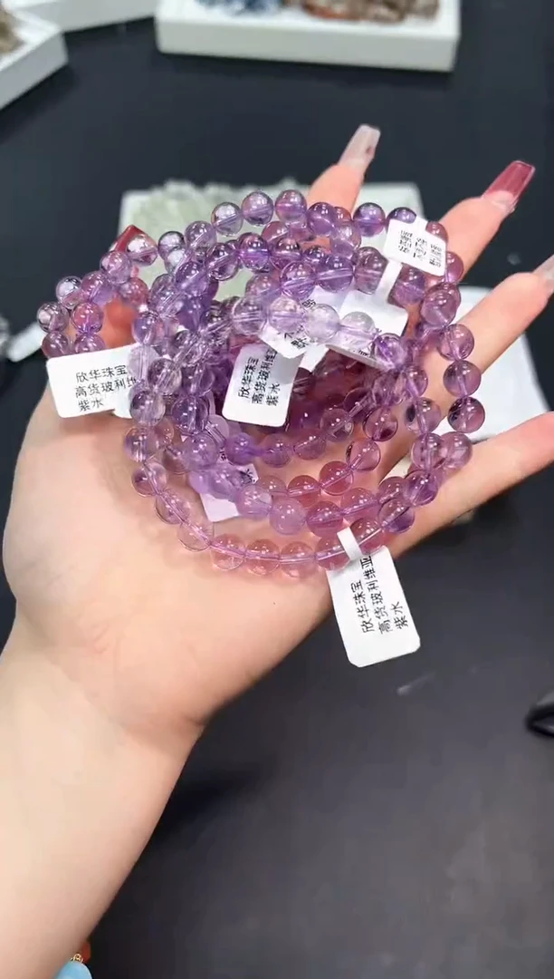 【闪购商品】水晶手串未镶嵌63e多样性发其一/1条默认微瑕