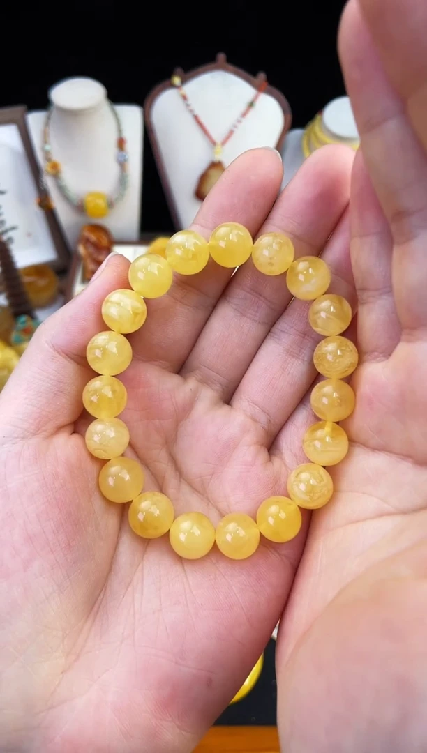 琥珀未镶嵌珠宝奇石柒月