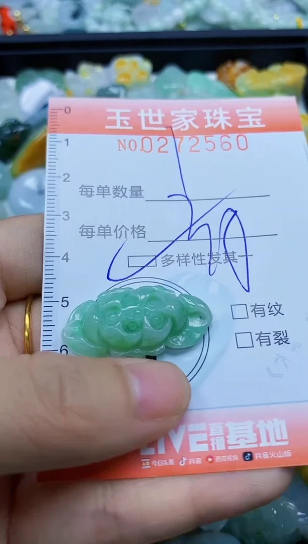 翡翠未镶嵌颈饰闪购0272560多样性发其一