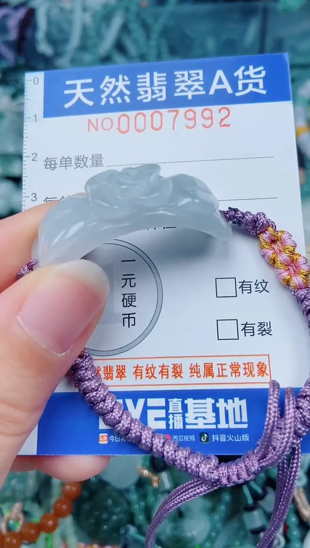 颈饰未镶嵌翡翠00007992