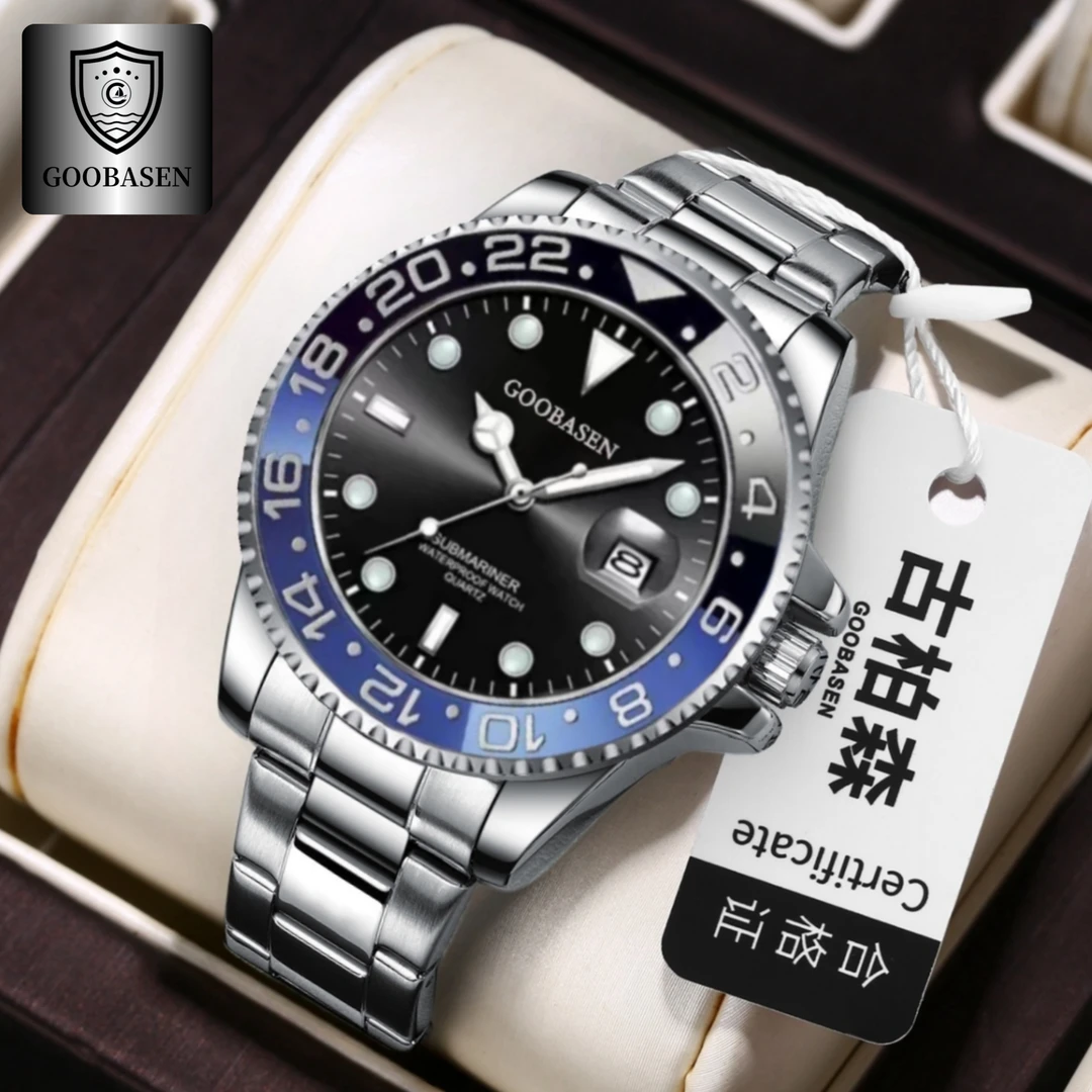 男士全自动机械可乐圈经典手表防水夜光带日历时尚潮流多功能腕表