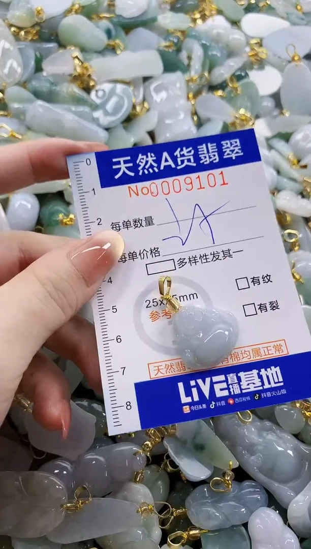 颈饰未镶嵌翡翠天然A货翡翠