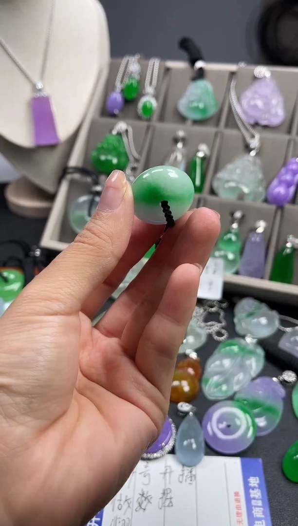 颈饰未镶嵌翡翠  所见即所得 一图一物