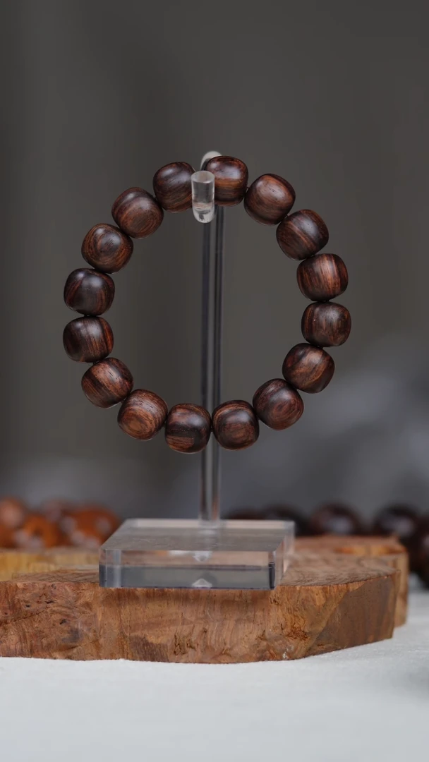 【闪购商品】黄花梨/降香黄檀手串/手链越南黄花梨13/14手串单圈01