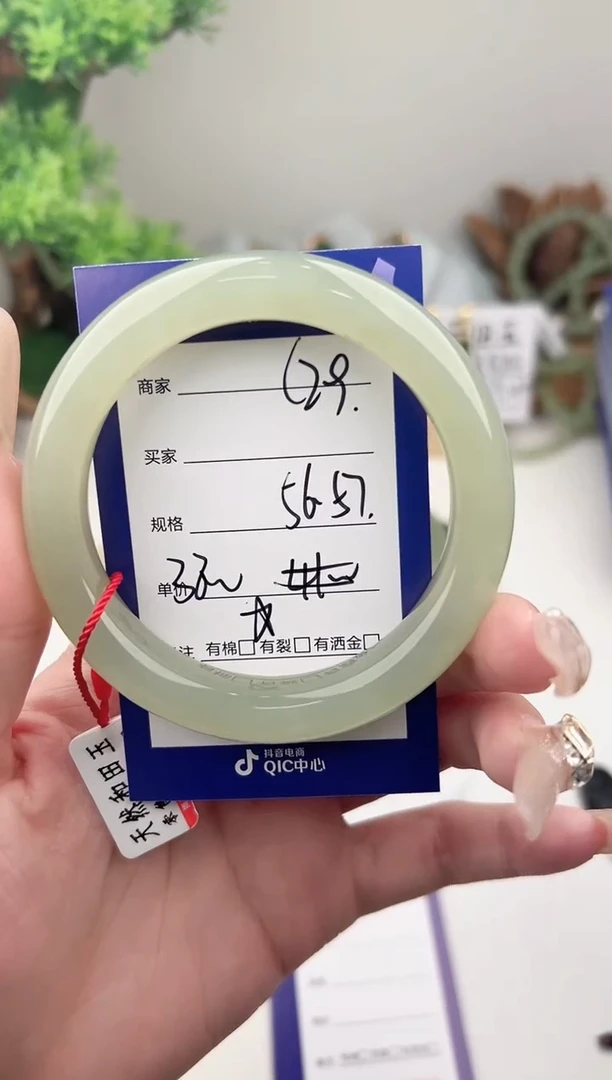 未镶嵌手镯和田玉微色差C29