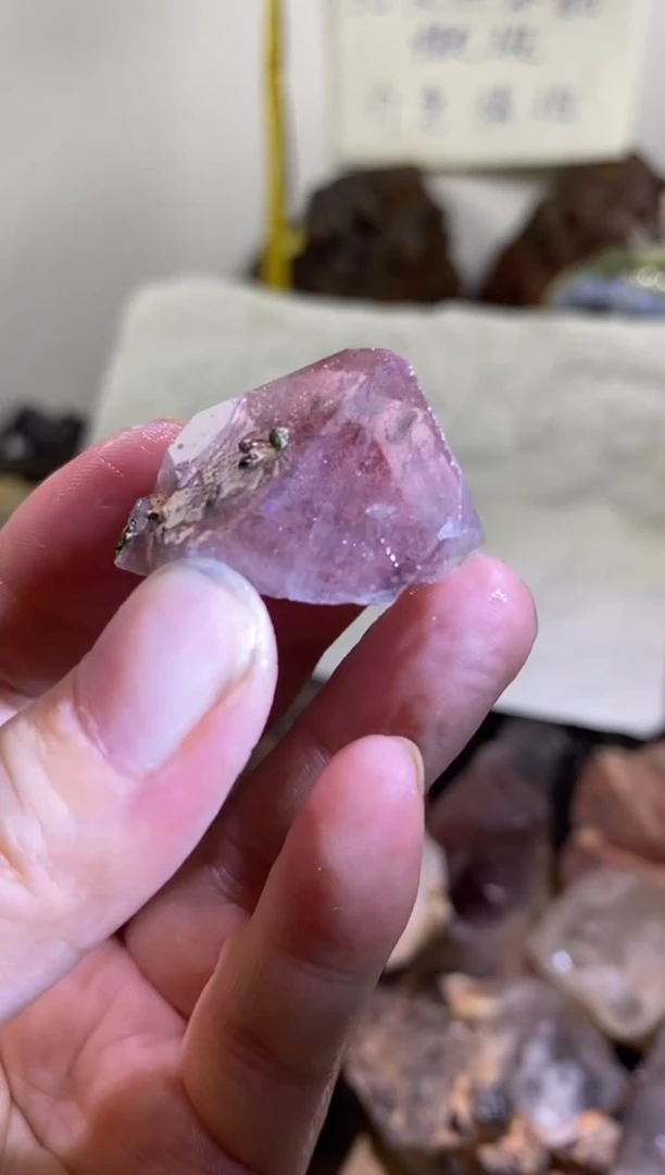 未镶嵌珠宝半成品水晶53号金草莓隐山花园