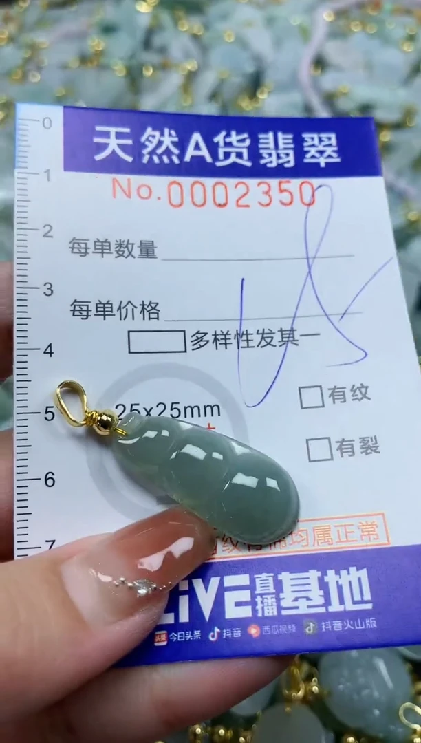 颈饰未镶嵌翡翠天然A货翡翠