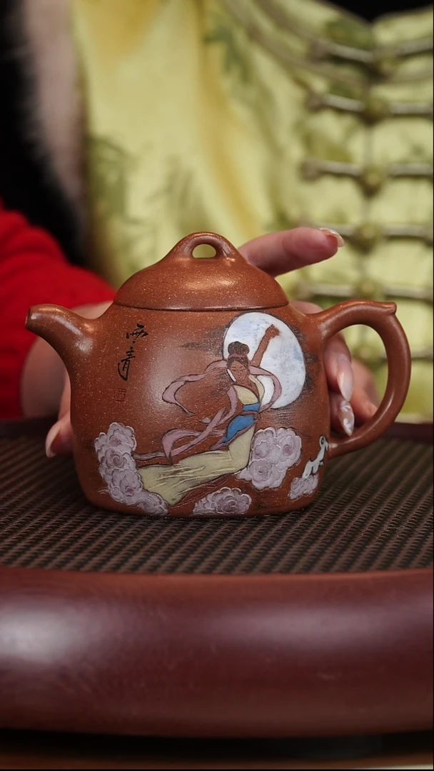 【闪购商品】紫砂茶壶1-35顾洪军蟹黄段秦权嫦娥310CC
