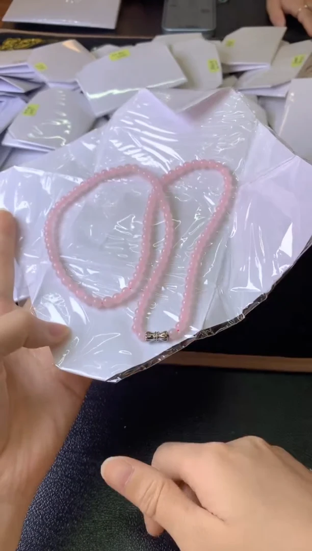 翡翠未镶嵌颈饰成品珠链