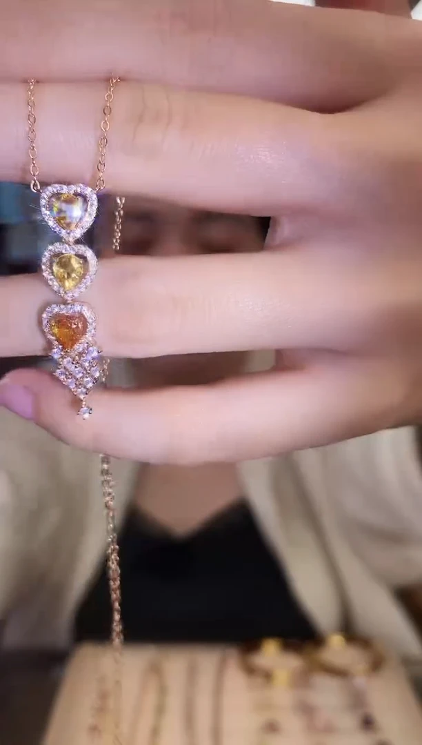 项链蓝宝石银S925镶嵌09