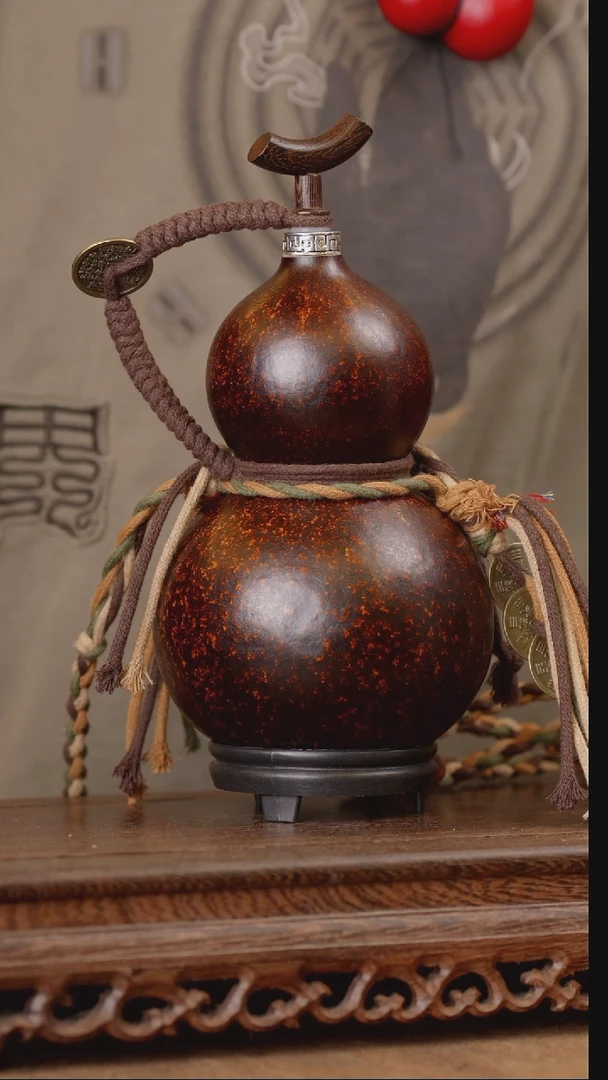 204号精品天然大漆酒葫芦一物一拍~