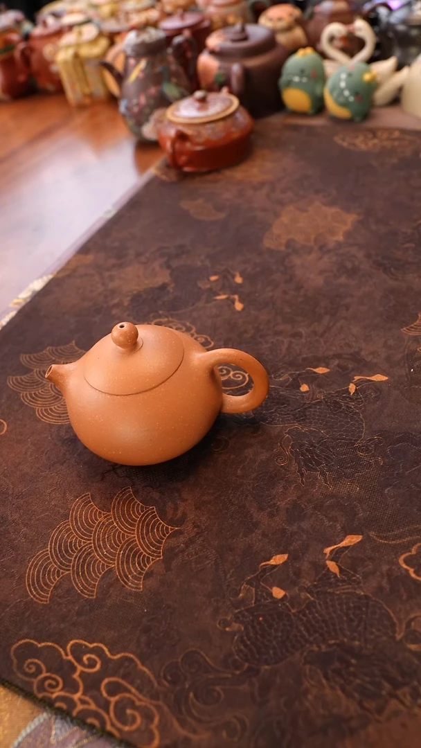 茶壶紫砂徐老师 黄段西施