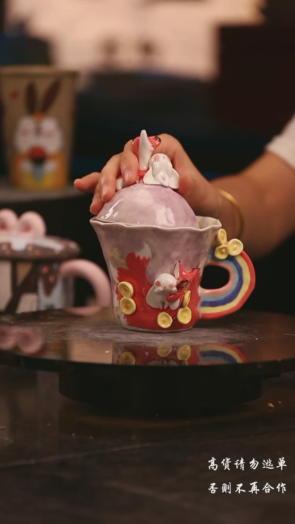 陶瓷景德镇可爱设计师款陶瓷