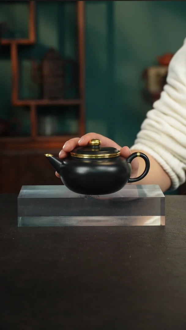 【闪购商品】紫砂茶壶14包金水上漂