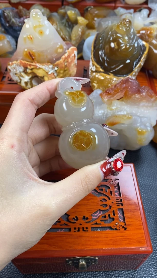 【闪购商品】玛瑙/玉髓手把未镶嵌1