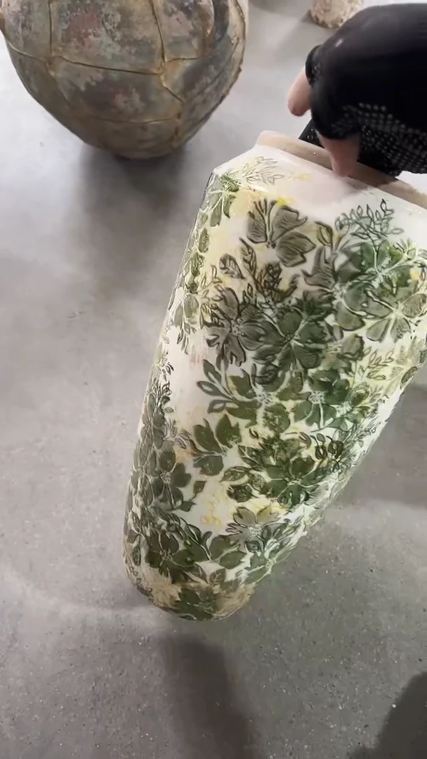 【闪购商品】陶瓷花盆高32.5CM内口11.5CM