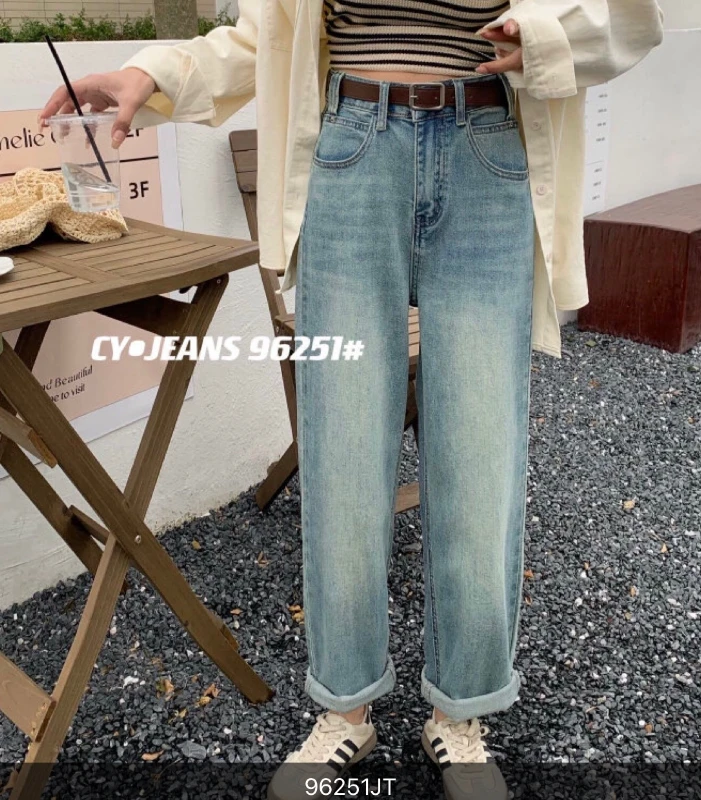 【南油玲姐】蓝色新款牛仔裤96251