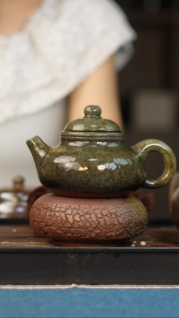 茶壶紫砂？*？柴烧紫砂容天壶