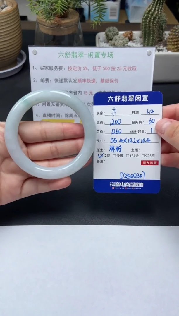 【闪购商品】翡翠手镯未镶嵌D2500307