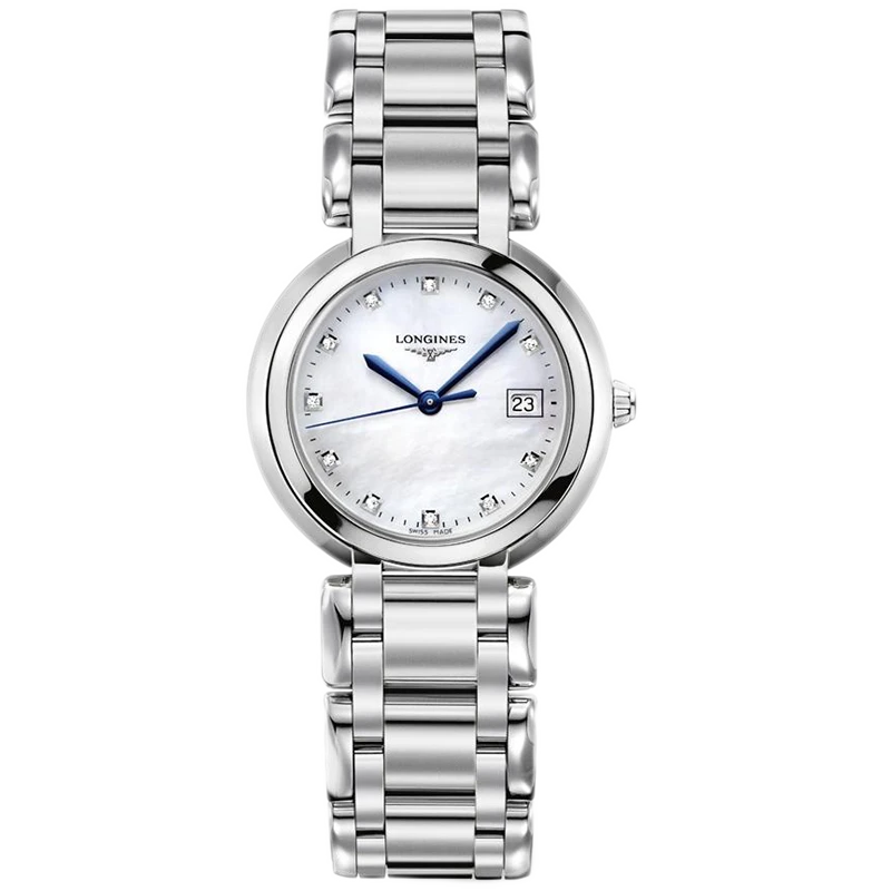 99新 Longines/浪琴 心月钻刻/26.5盘/石英表/贝母盘/24年全套