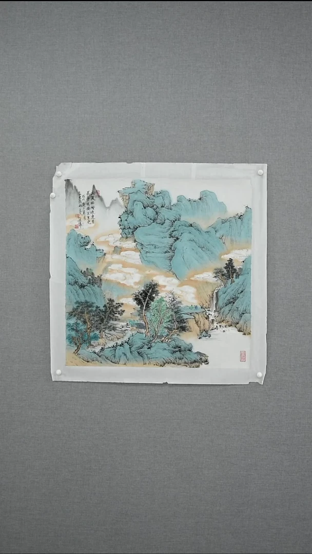 【闪购商品】绘画左进伟-山水-4平尺-01