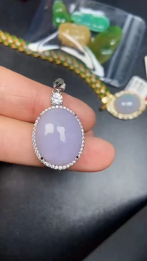 银S925镶嵌戒指翡翠7000