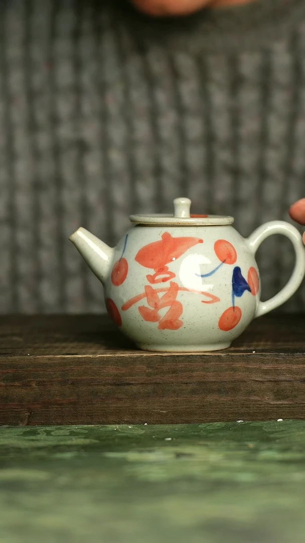 青诗集手工手绘瓷器