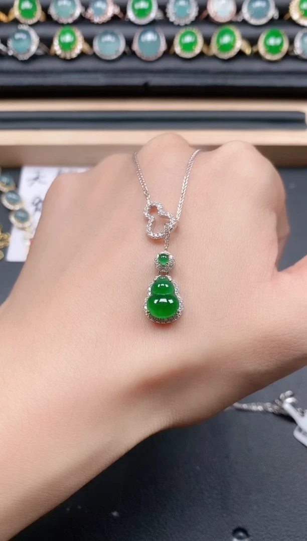 翡翠戒指银S925镶嵌111111