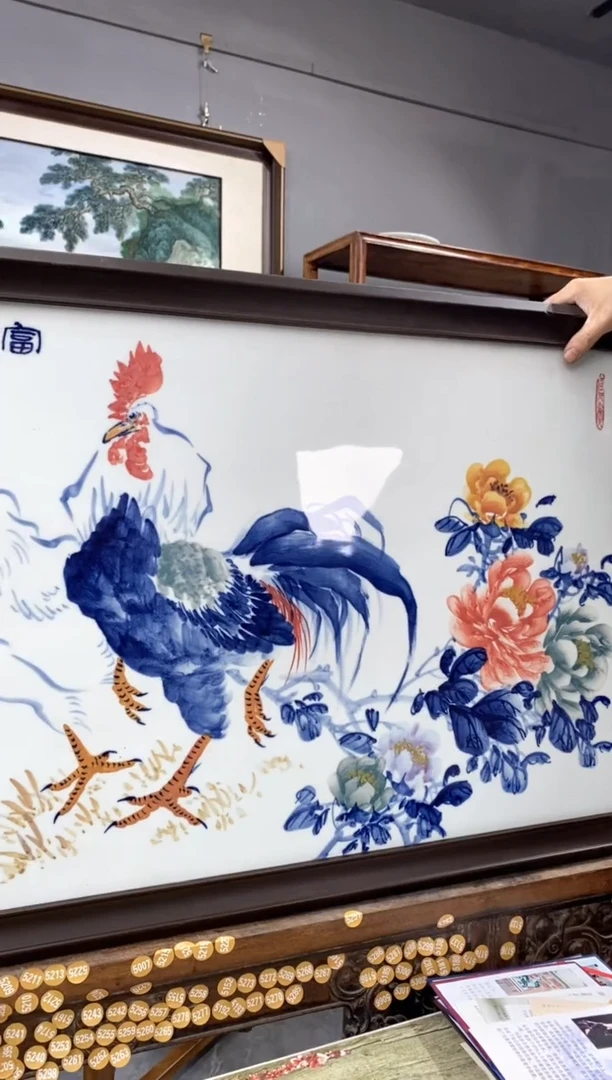 吴义松陶瓷联盟手绘陶瓷编号：5263
