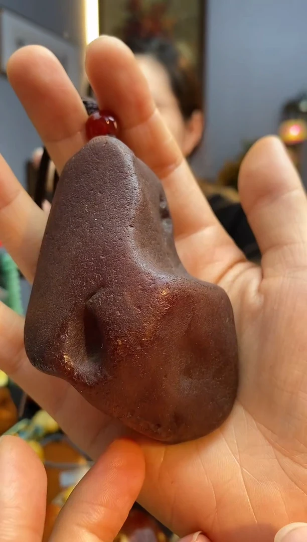 琥珀颈饰未镶嵌吊坠