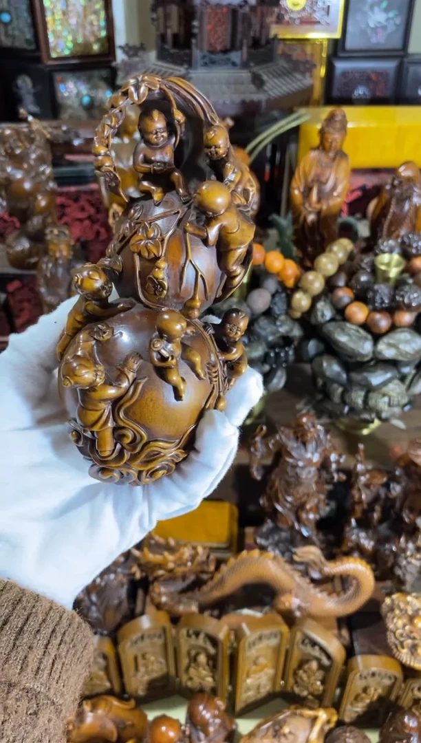 小叶黄杨摆件葫芦