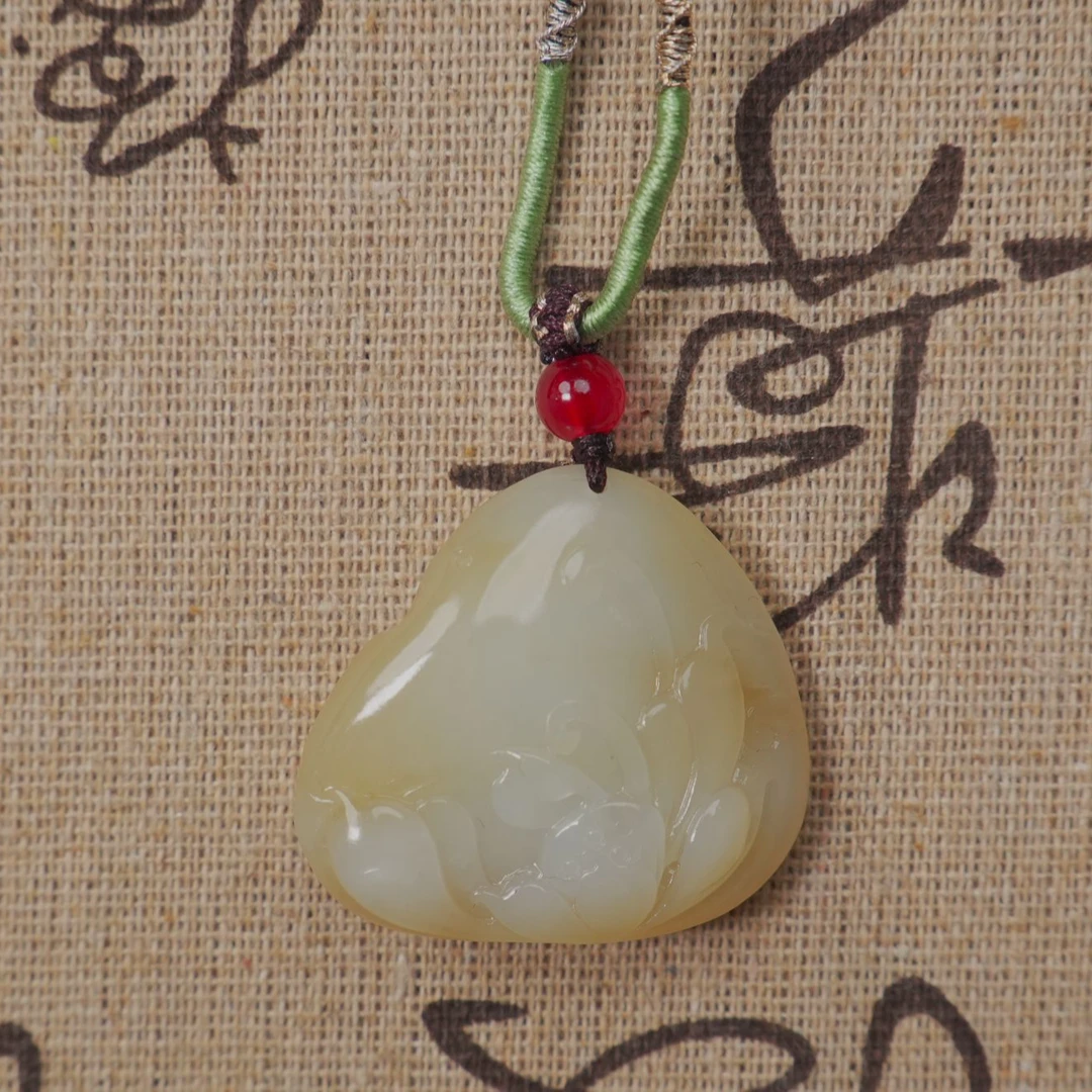 (A-11)和田玉糖料荷花