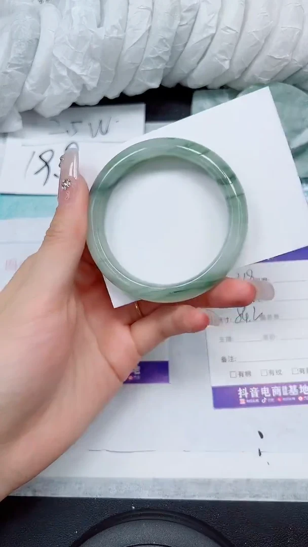 【闪购商品】石英质玉手镯未镶嵌A319-53/54