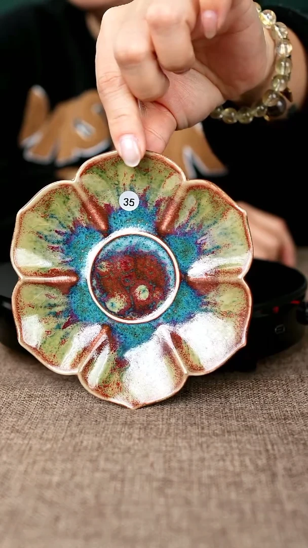 杯子35#李盼龙一级品原矿钧瓷杯垫