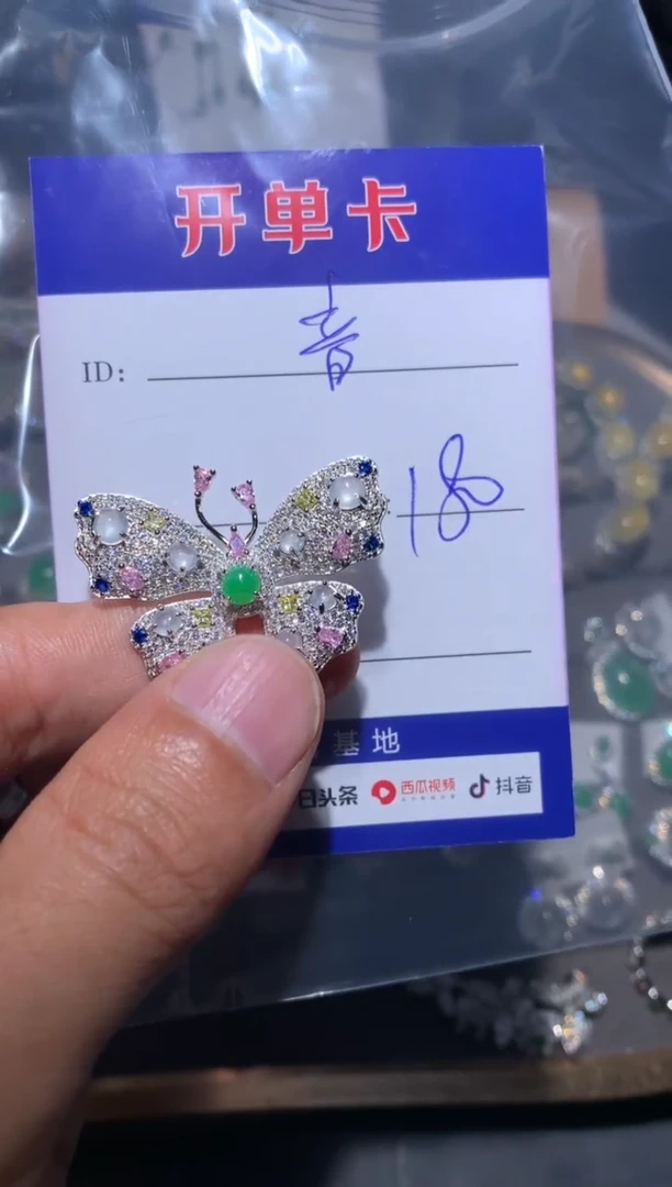 【闪购商品】翡翠颈饰银S925镶嵌阿音
