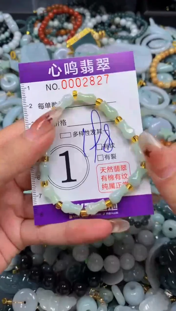 翡翠未镶嵌颈饰闪购002827