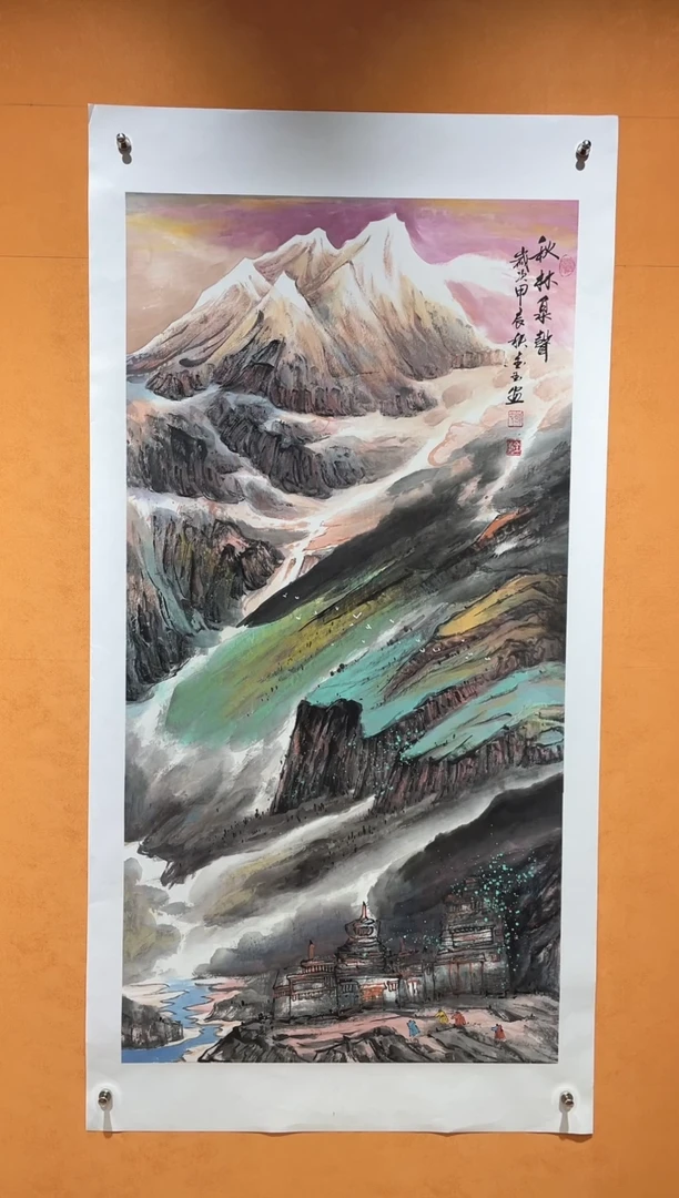 国画刘金玉老师亲笔手绘