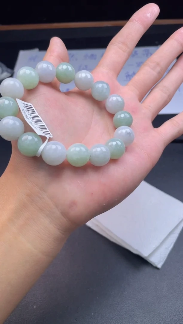 未镶嵌定制翡翠珠串卡13