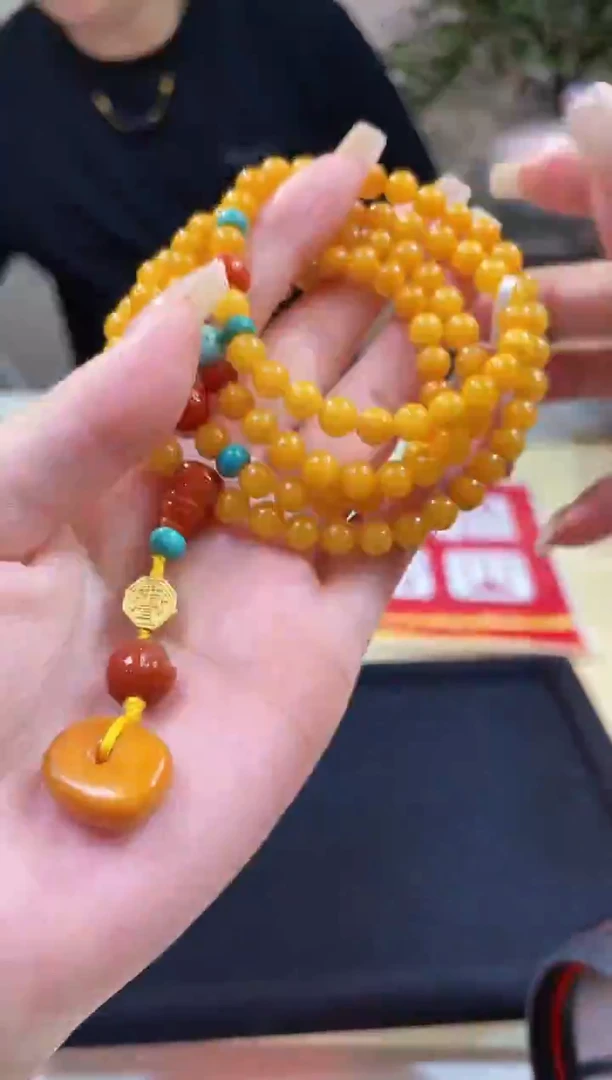 手链蜜蜡未镶嵌@@ZY20304006