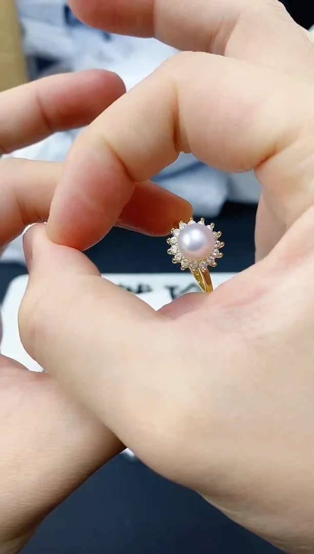 未镶嵌耳饰淡水珍珠JZ1019