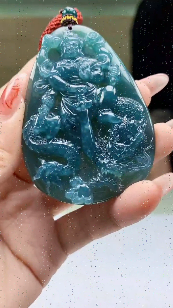 【闪购商品】定制翡翠未镶嵌4902ty-毛货挂件92