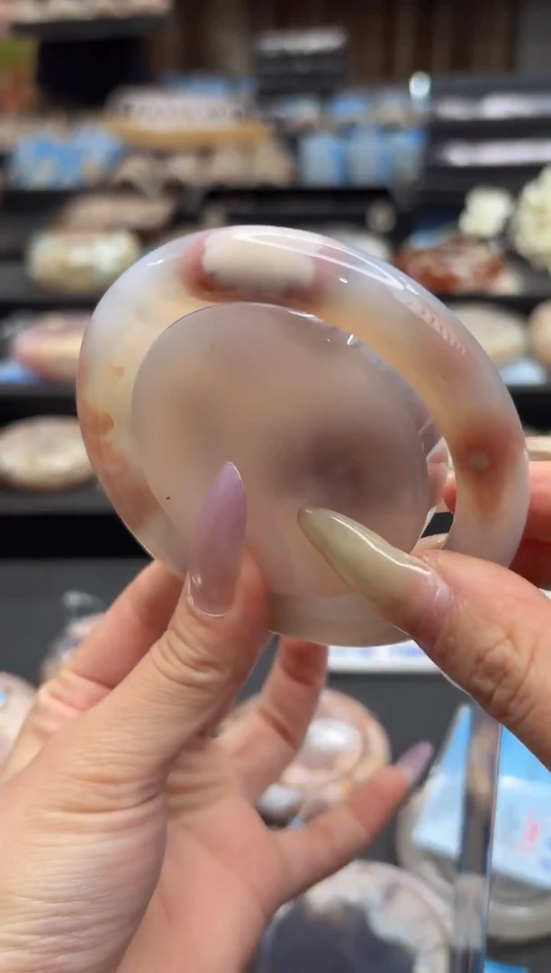 未镶嵌手镯石英质玉A576(59圈赠送镯心)